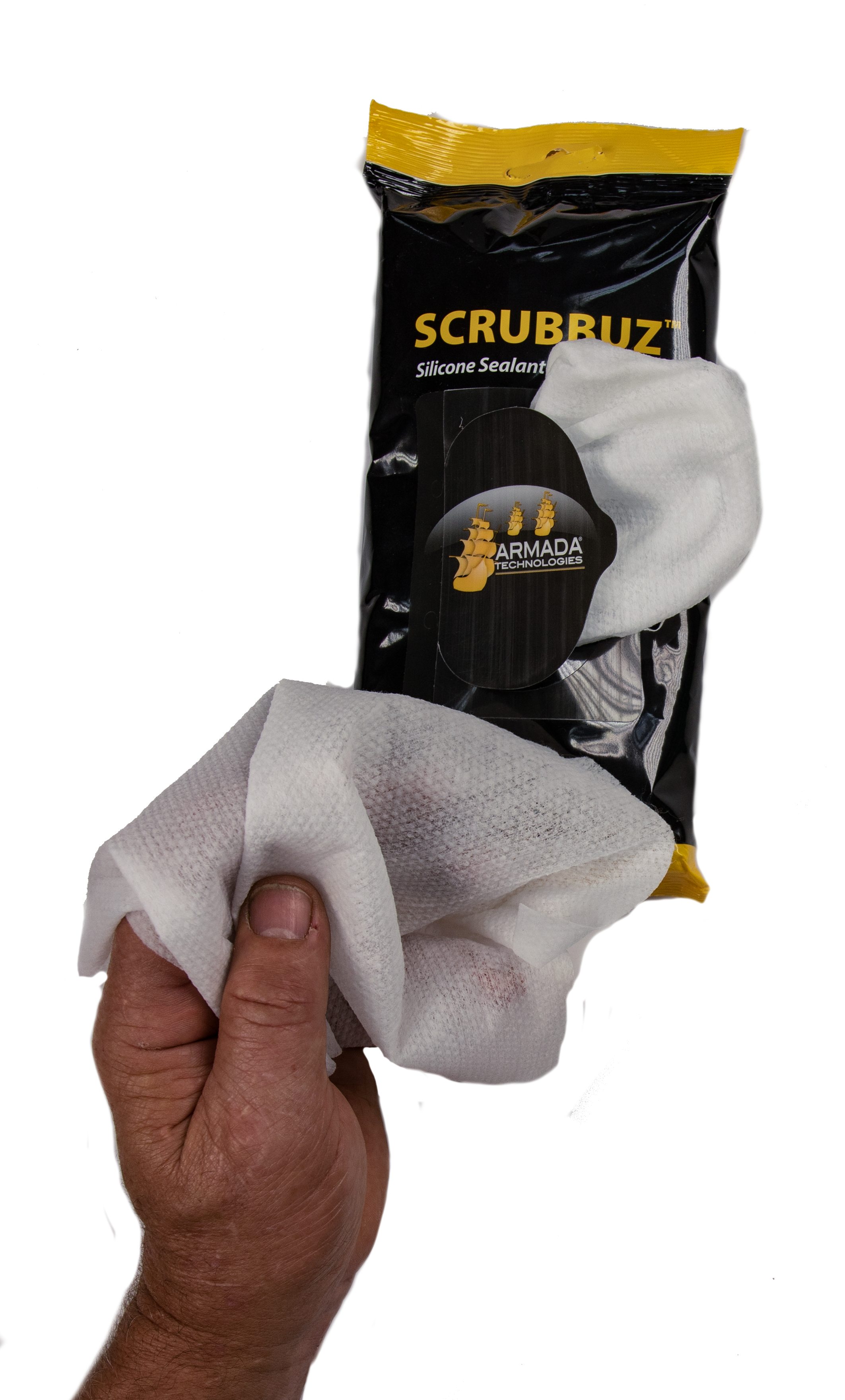 Scrubbuz™ Silicone Sealant Gel Removing Wipes main image